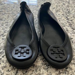 Tory Burch Black Ballet Flat - Soft Leather 8.5